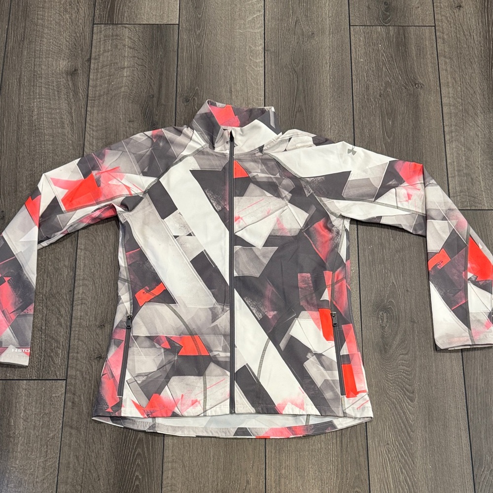 Under Armour Women’s Geometric Jacket Gray and Pink